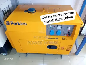 Power Phlow Hub Pro 10kva 13000watts Diesel Perkins Generato