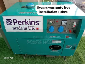 Power Phlow Hub Pro 10kva 13000watts Diesel Perkins Generato