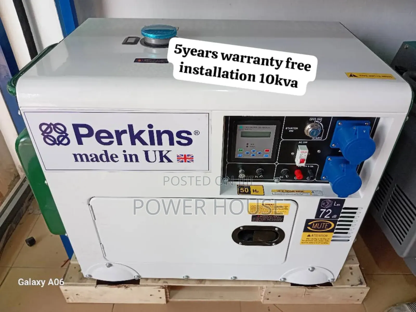 Power Phlow Hub Pro 10kva 13000watts Diesel Perkins Generato