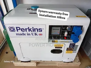 Power Phlow Hub Pro 10kva 13000watts Diesel Perkins Generato