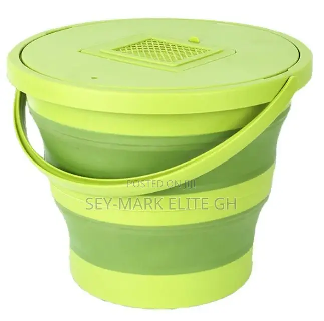 10l Foldable Bucket With Lid