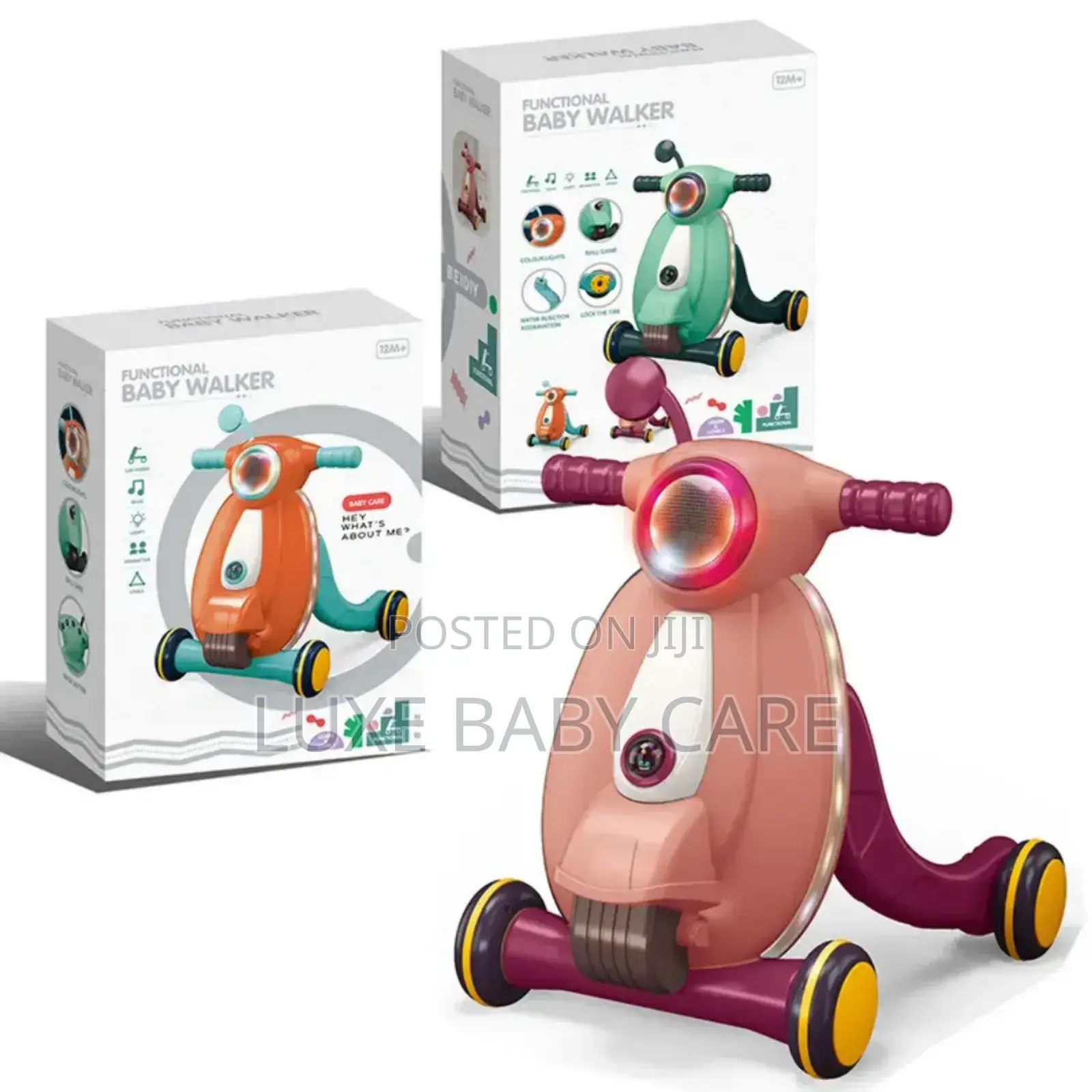Multifunctional Baby Walker With Light Music.