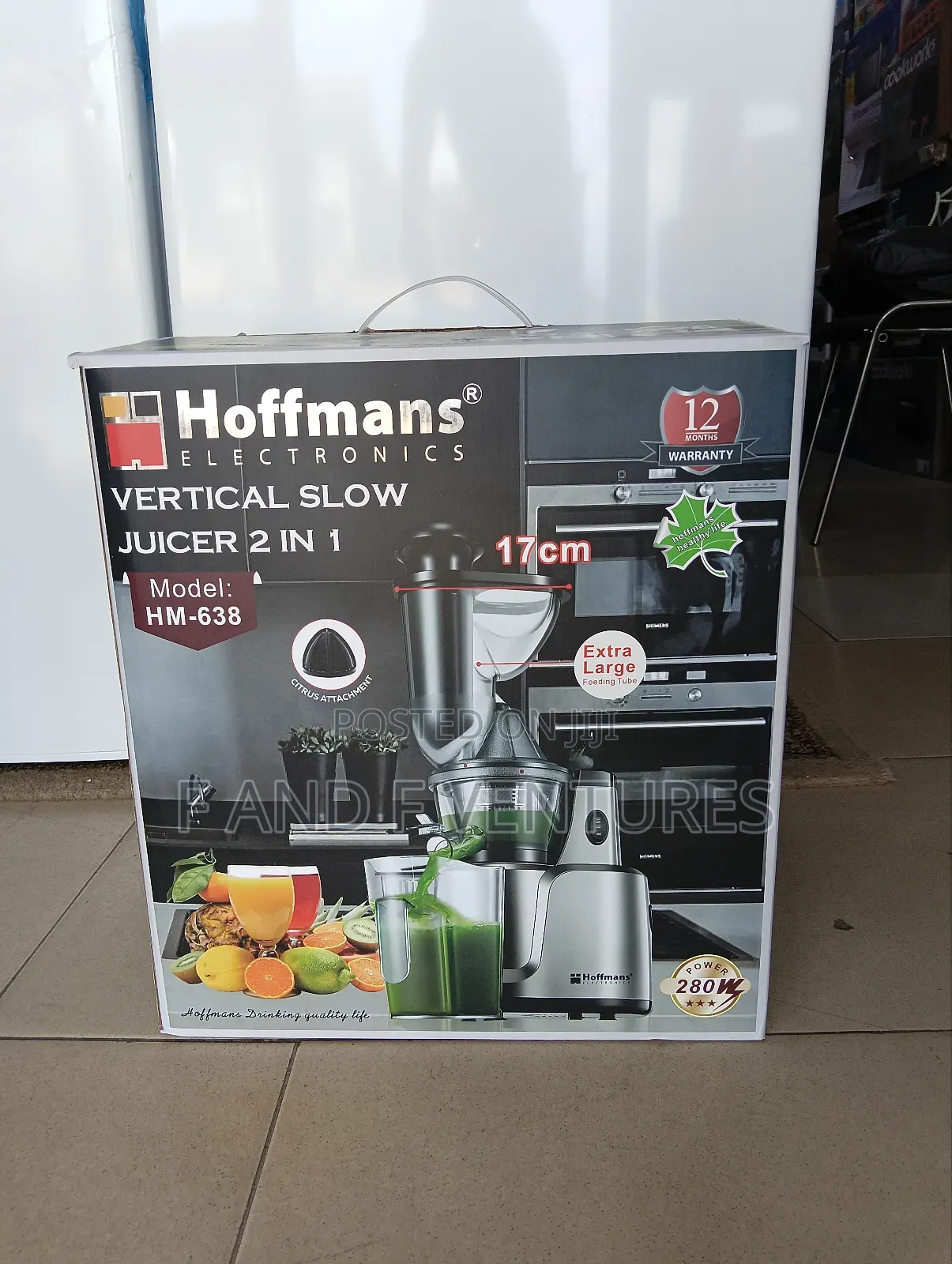 Hoffman 2 in 1 Slow Juicer