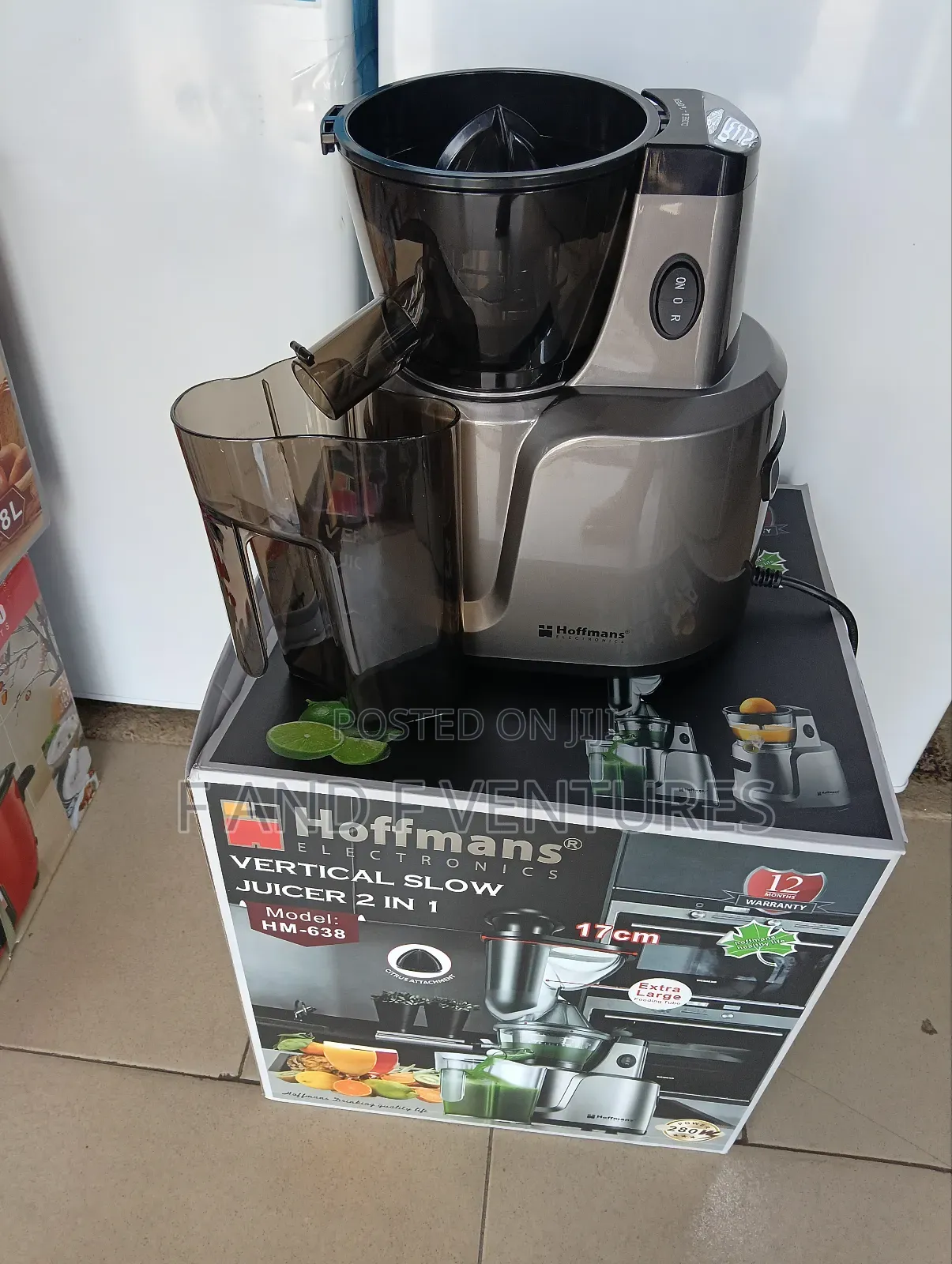 Hoffman 2 in 1 Slow Juicer