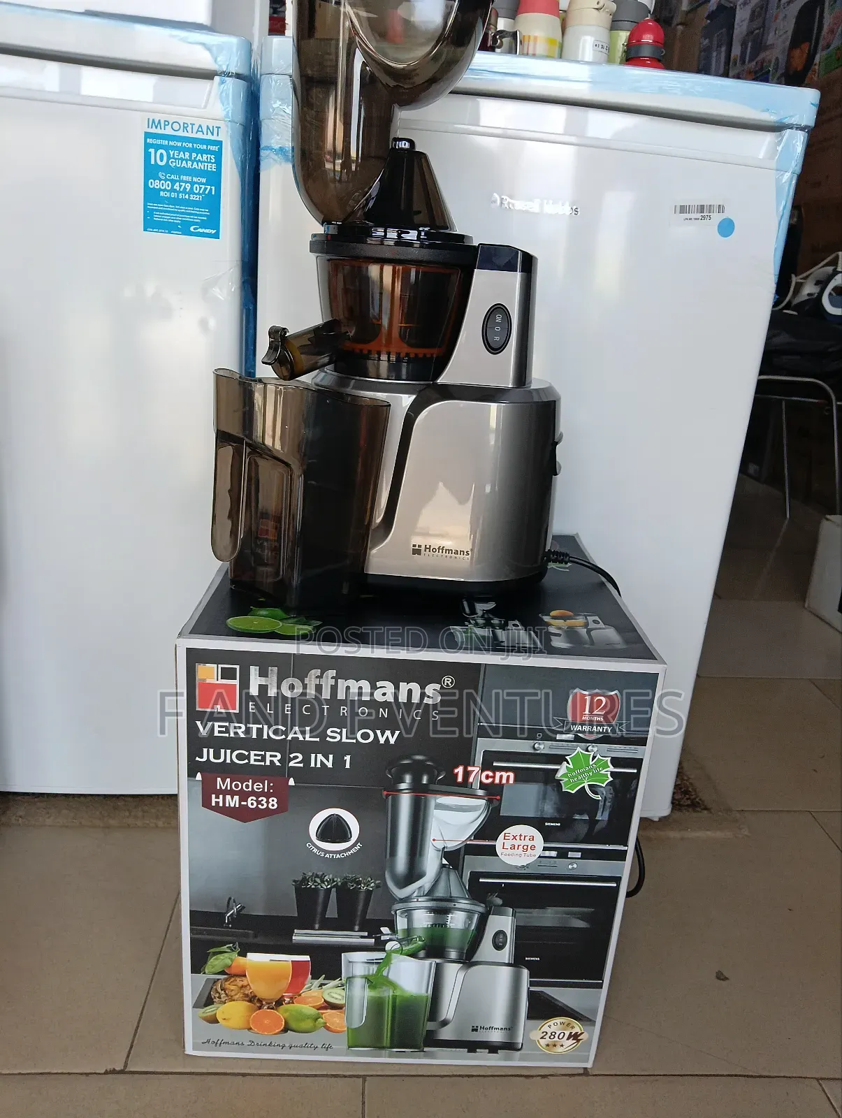 Hoffman 2 in 1 Slow Juicer