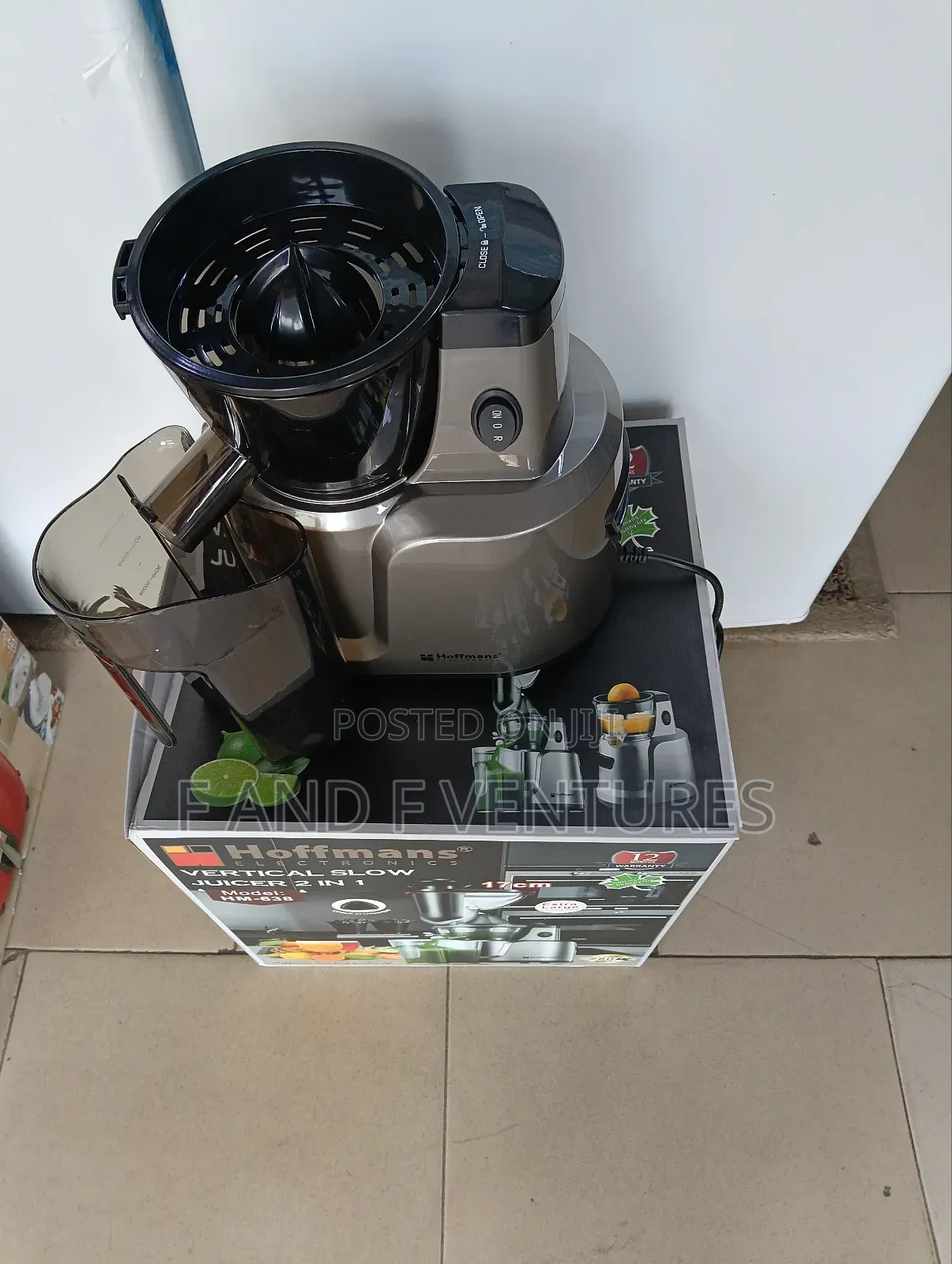 Hoffman 2 in 1 Slow Juicer