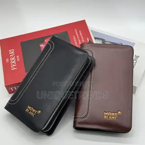 Mont Blanc Leather Purses (Black and Coffee Color)