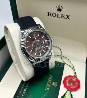 Rolex Watch With Silicone Straps