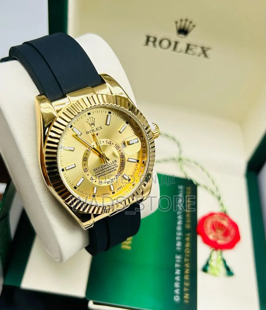 Rolex Watch With Silicone Straps