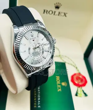 Rolex Watch With Silicone Straps