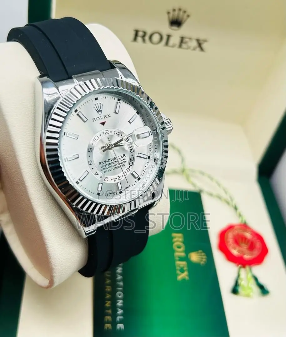 Rolex Watch With Silicone Straps