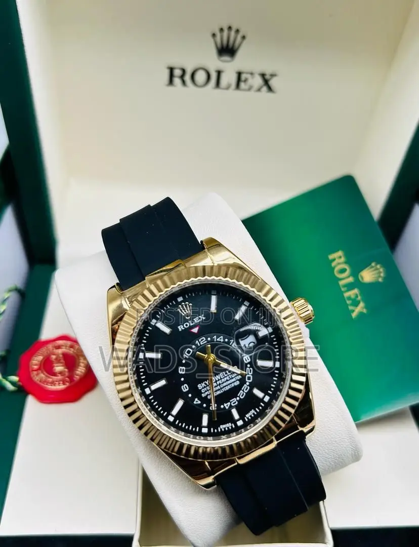 Rolex Watch With Silicone Straps