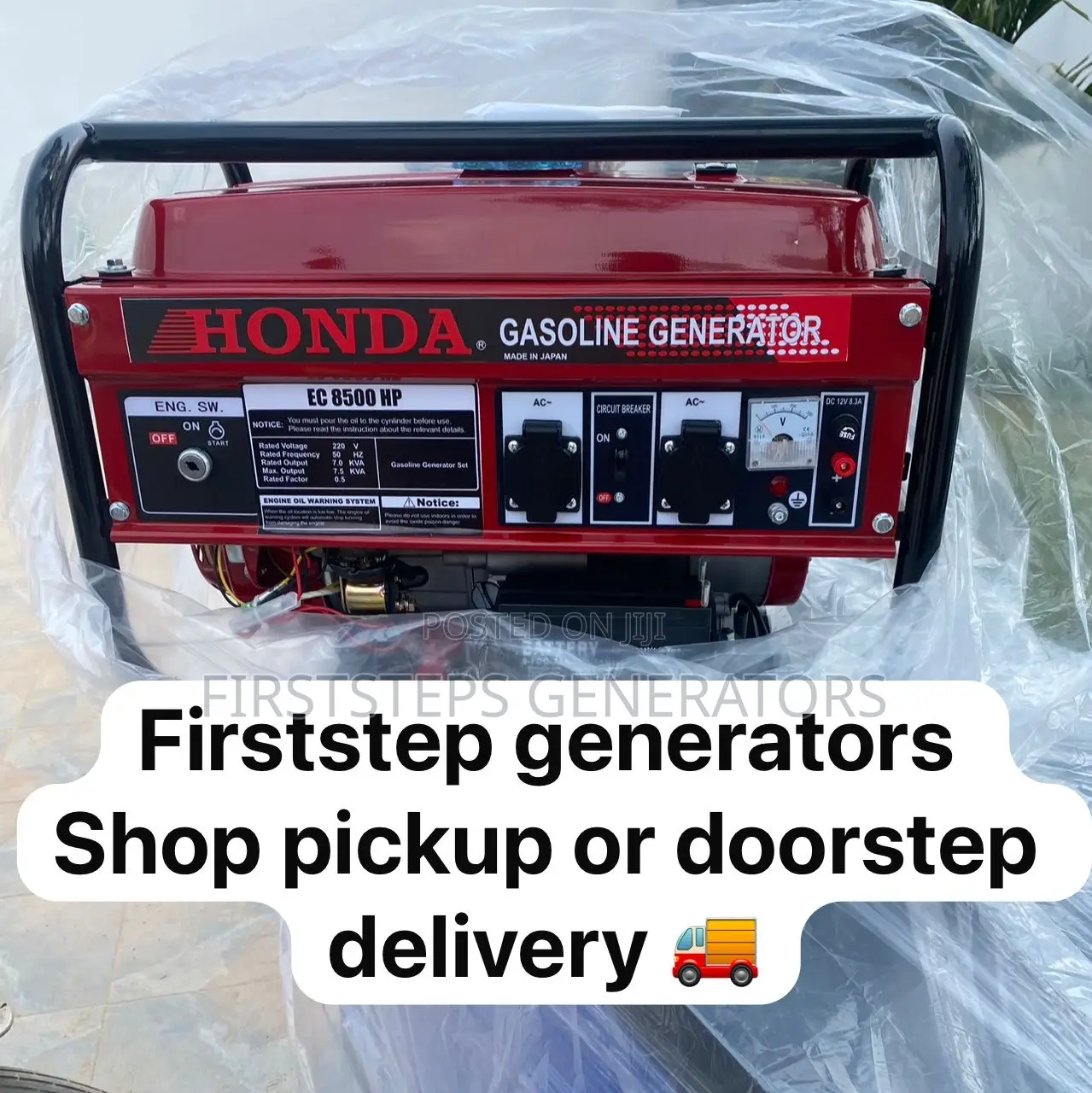 Honda 7.5 Silent Generator Japan Made Silent Generator New
