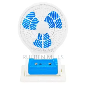 Chargeable Mini Fan With Led Light Jr 5588