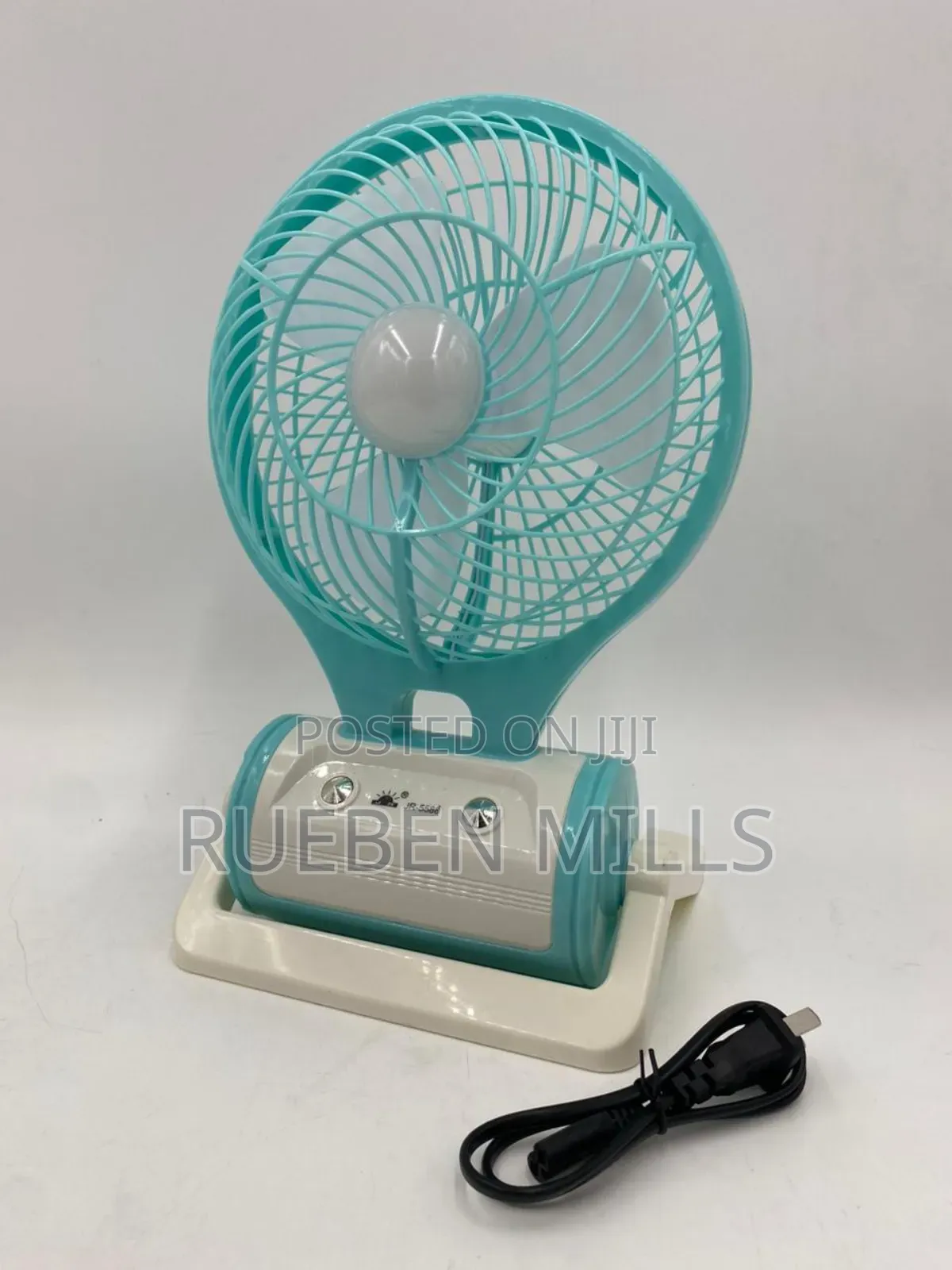 Plastic White Jr-5588 Portable Mini Fan Rechargeable