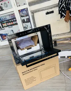 Check Out New 60cm Tempered Black in-Built Microwave