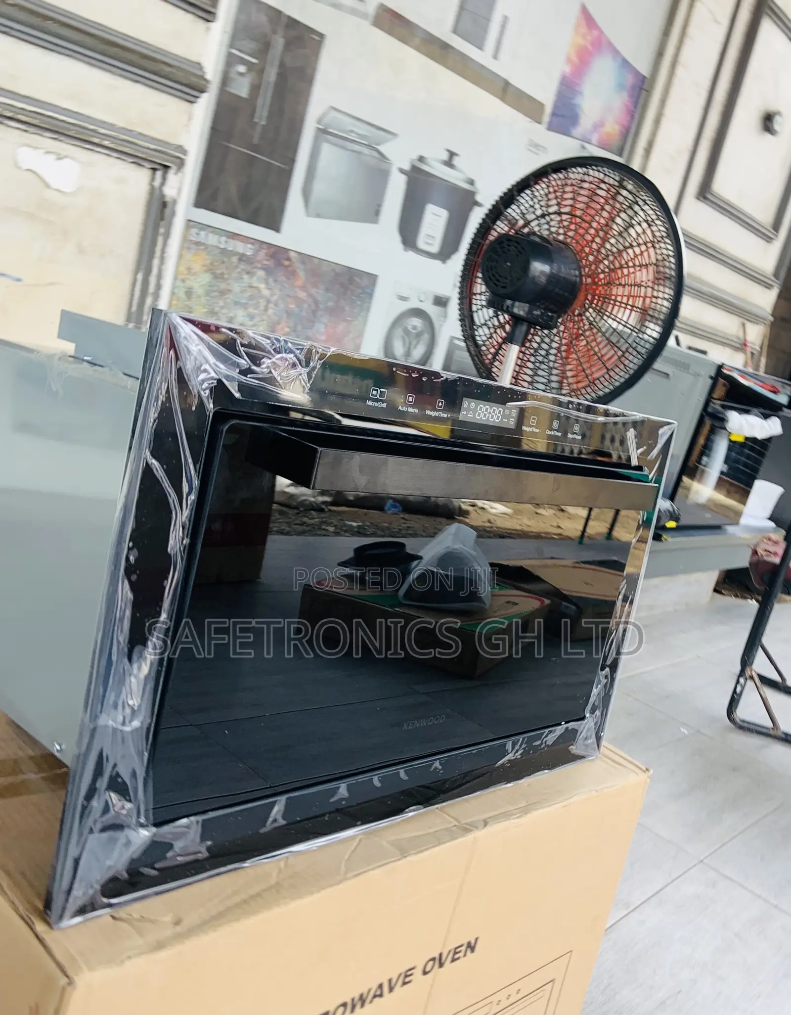 Authentic Tempered Black 60cm Built-in Microwave