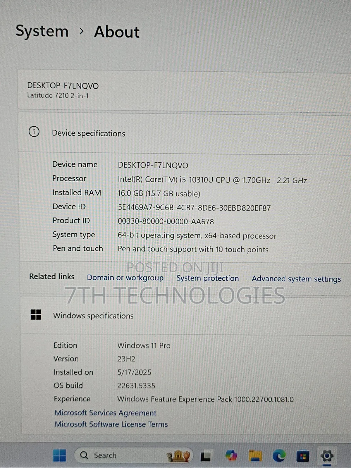 Laptop Dell 16GB Intel Core I5 SSD 512GB