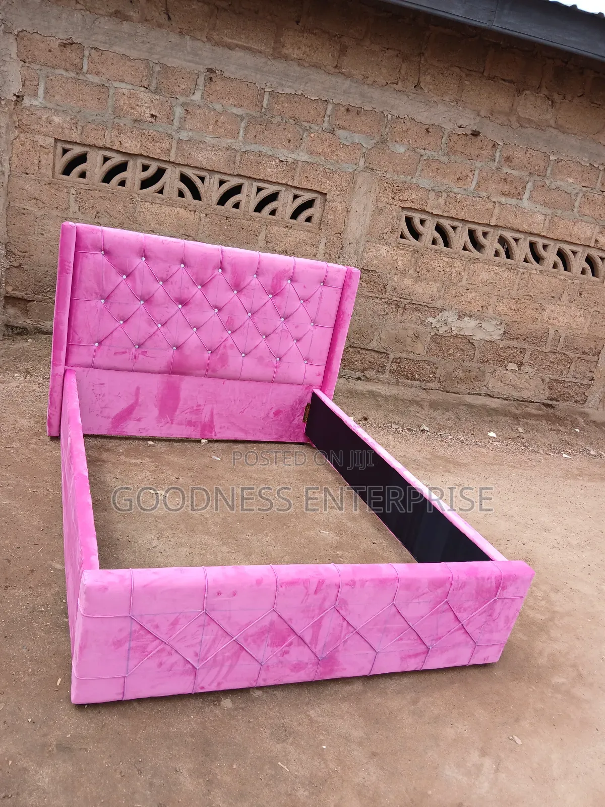 Pink Double Bed Frame