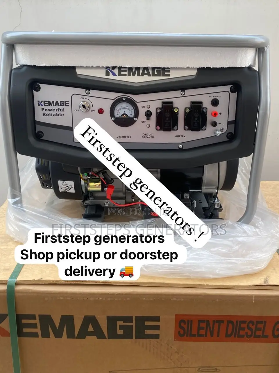 Very Powerful Kemage Generator 220cc Silent