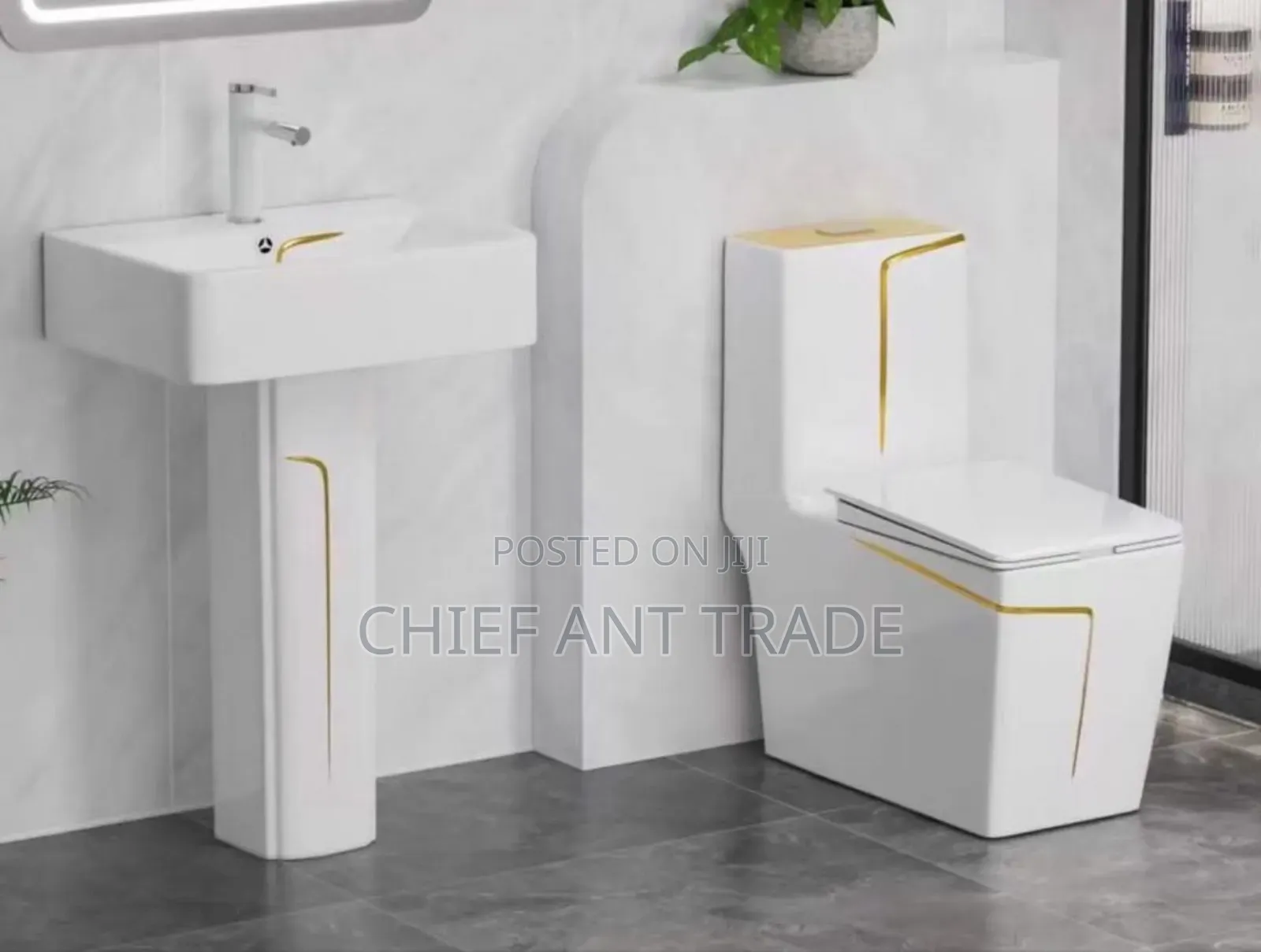 Toilet Seat Wc Water Closet With Basin