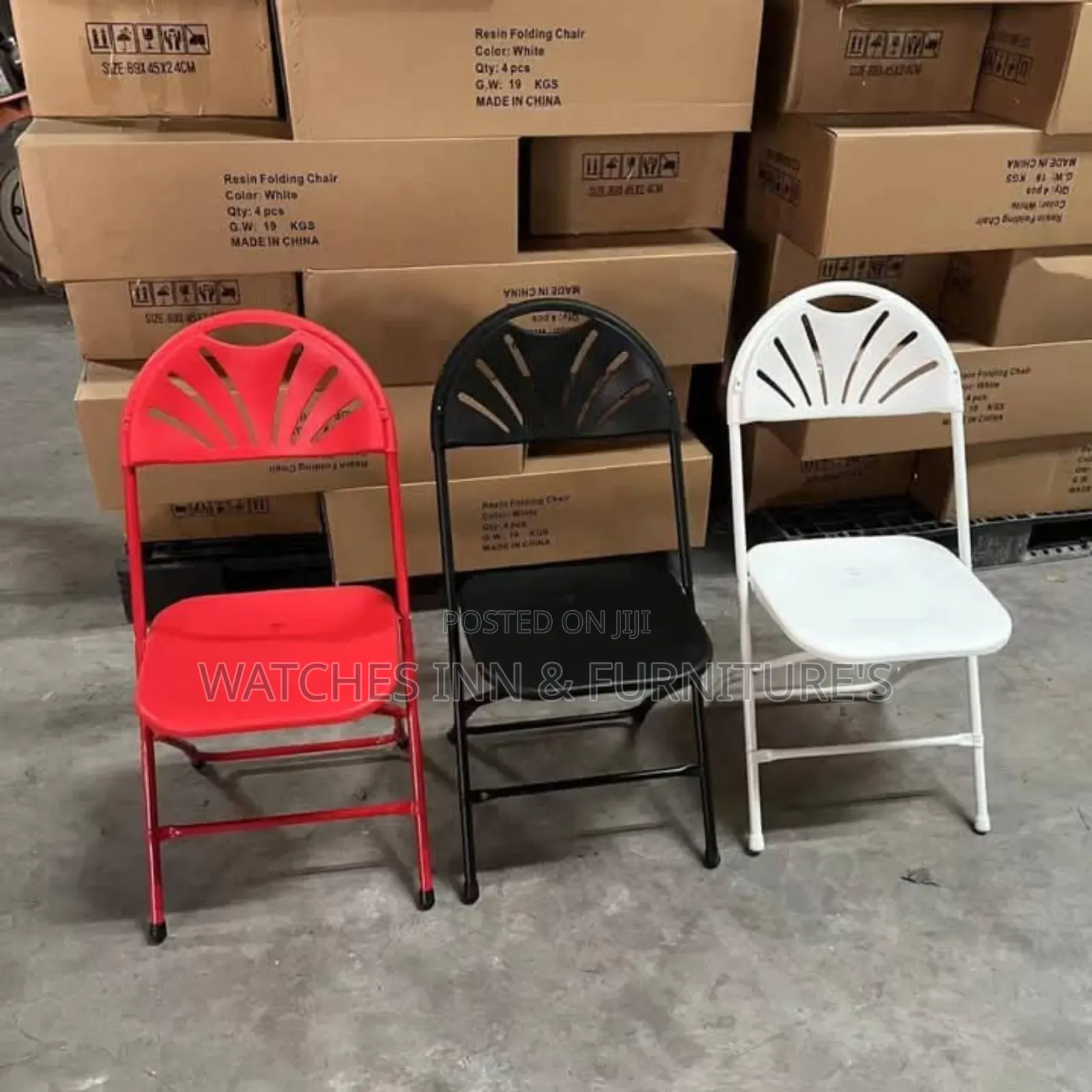 Fan Back Folding Party Conference Church Chair