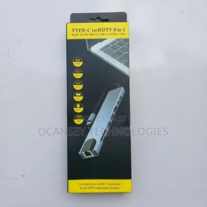 Type-C to HDTV 8 in 1 Adapter