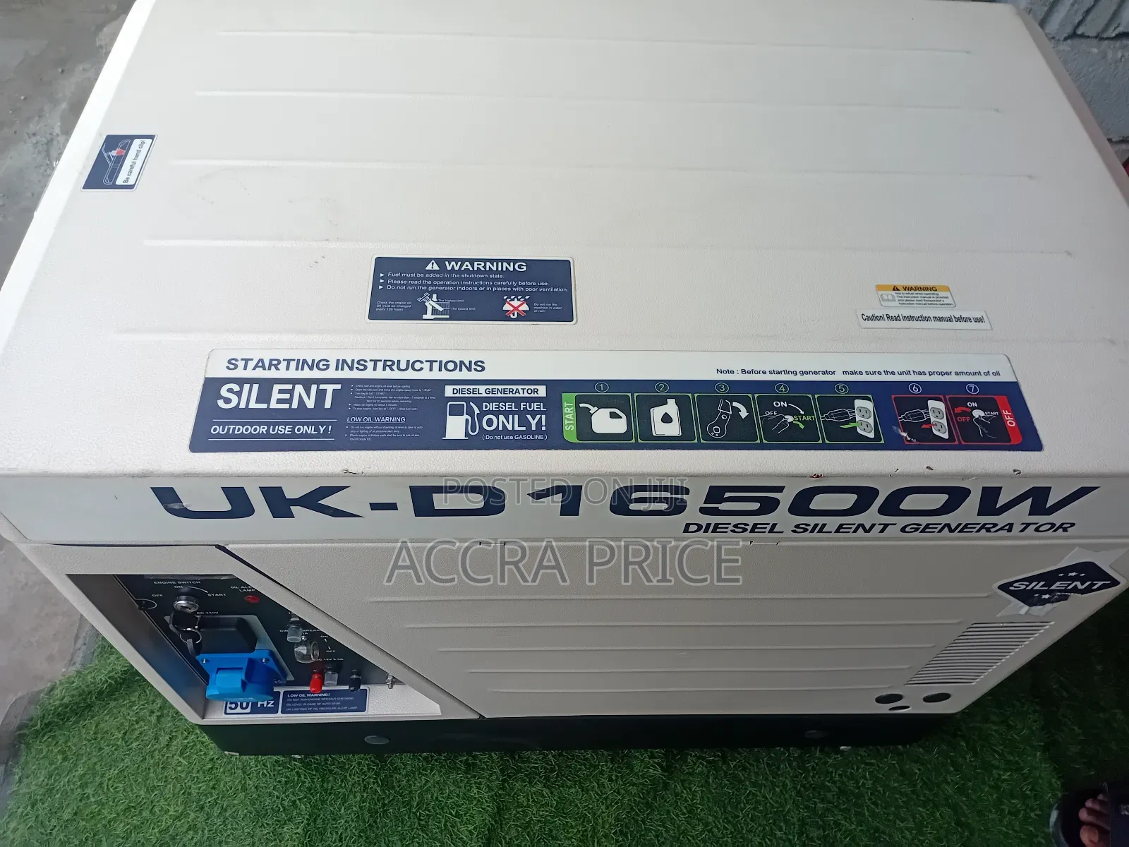 Cheerful 15kva Diesel Uk Model Gen 16500w Machine Set