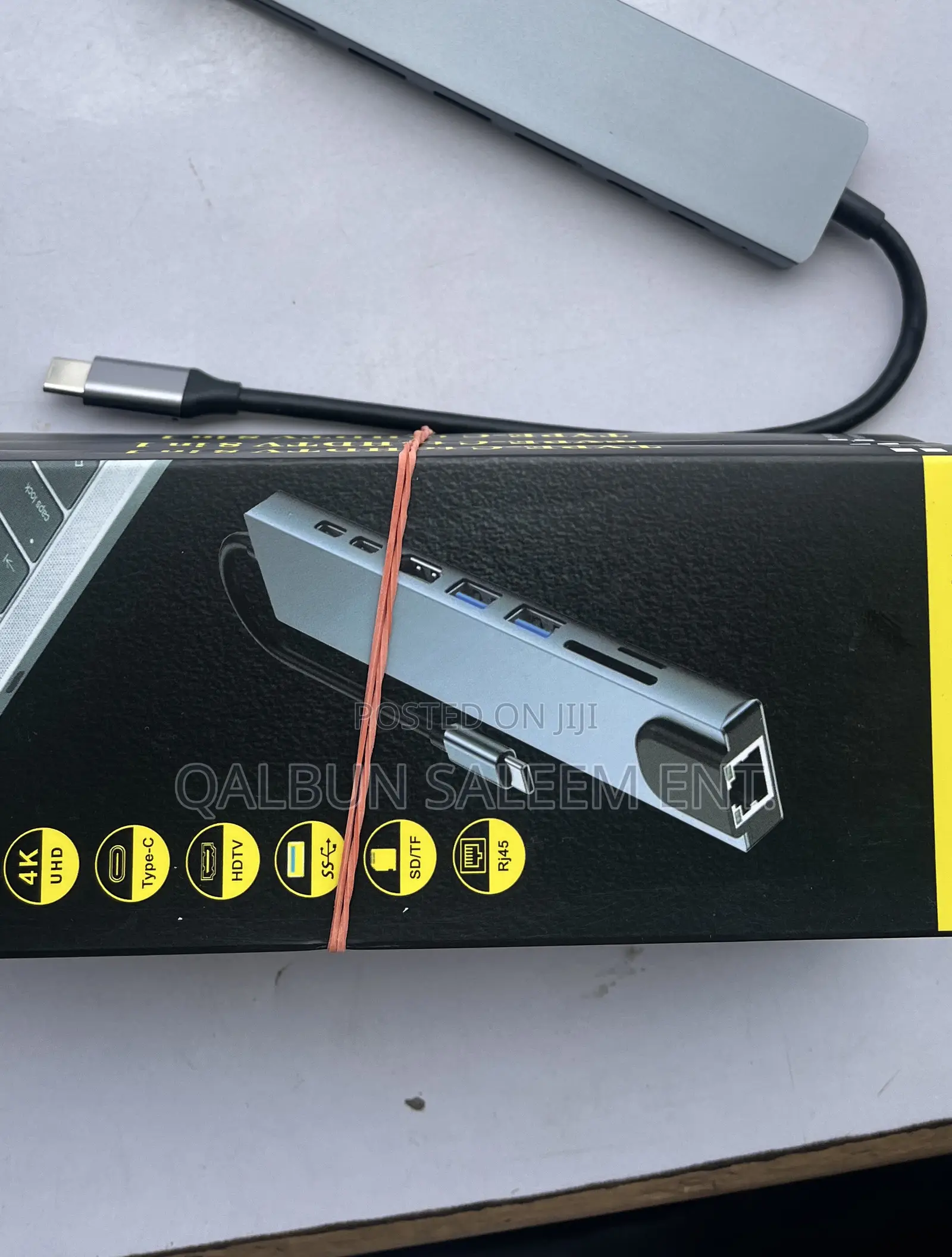 Original Type-c To Hdtv 8 In 1 Adapter (Rj45 Sd Card Pd)