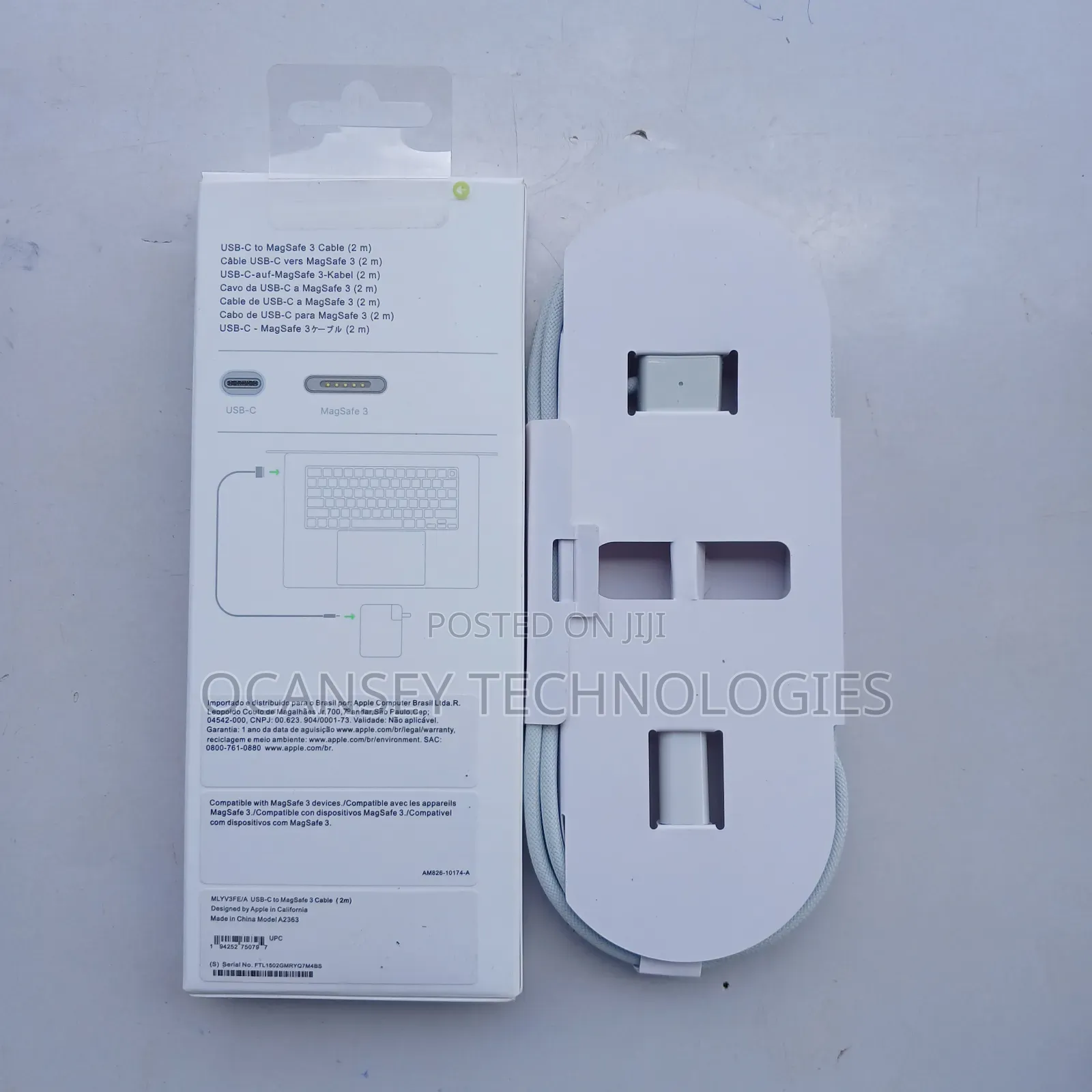 Original Apple Usb-C to Magsafe 3 Cable (2m)