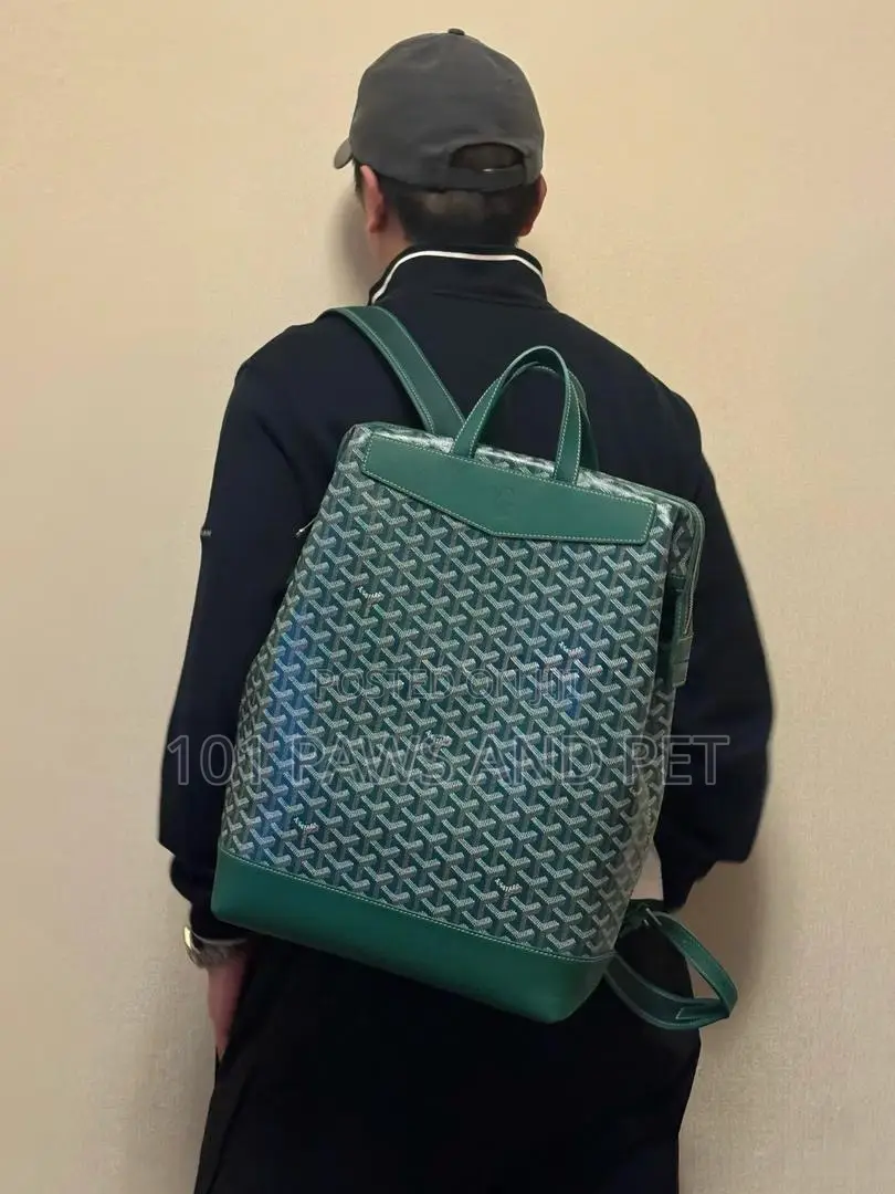 Green Goyard Backpack 