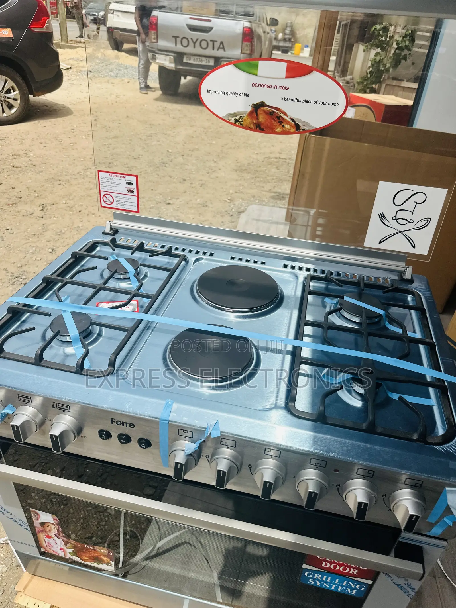 Nice Design Gas Electric Ferre Oven Grill 4-2