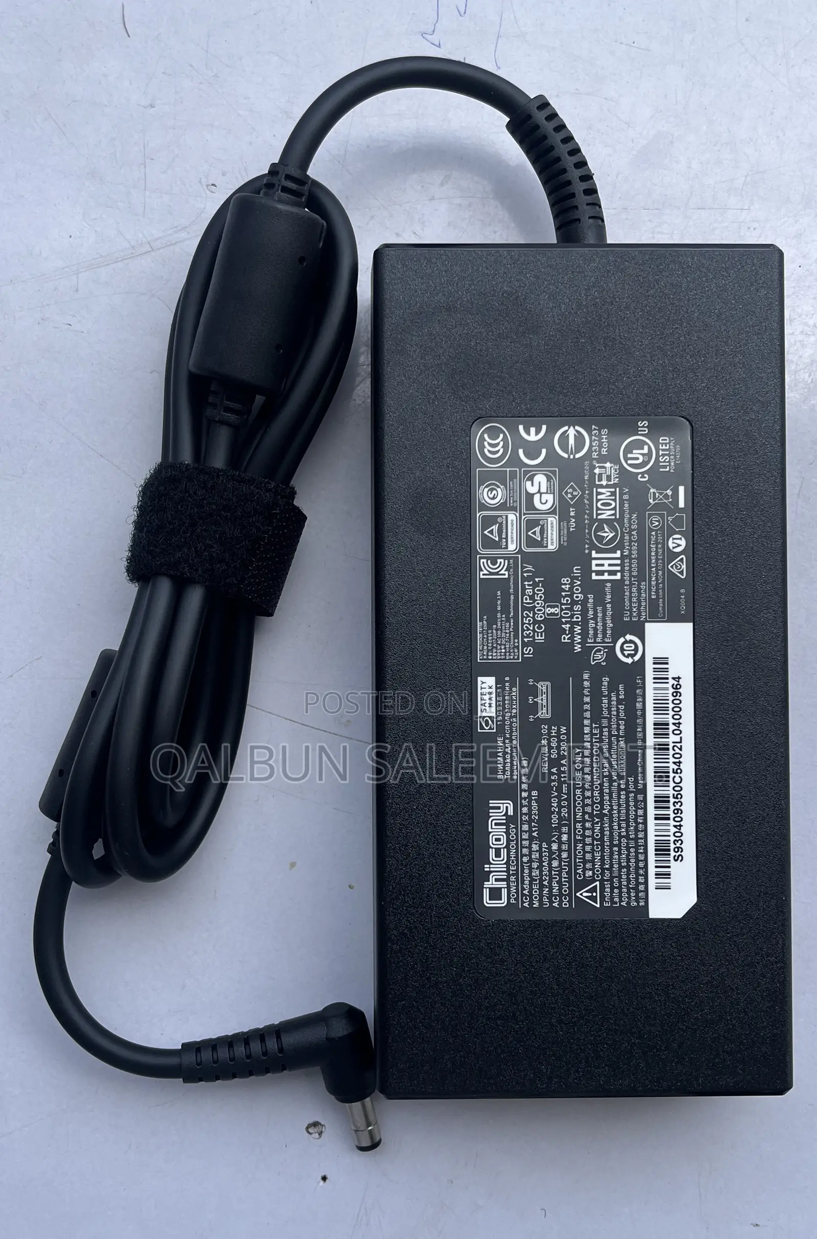 Original Msi 20v 11.5a 230w Adapter / Charger 🔌