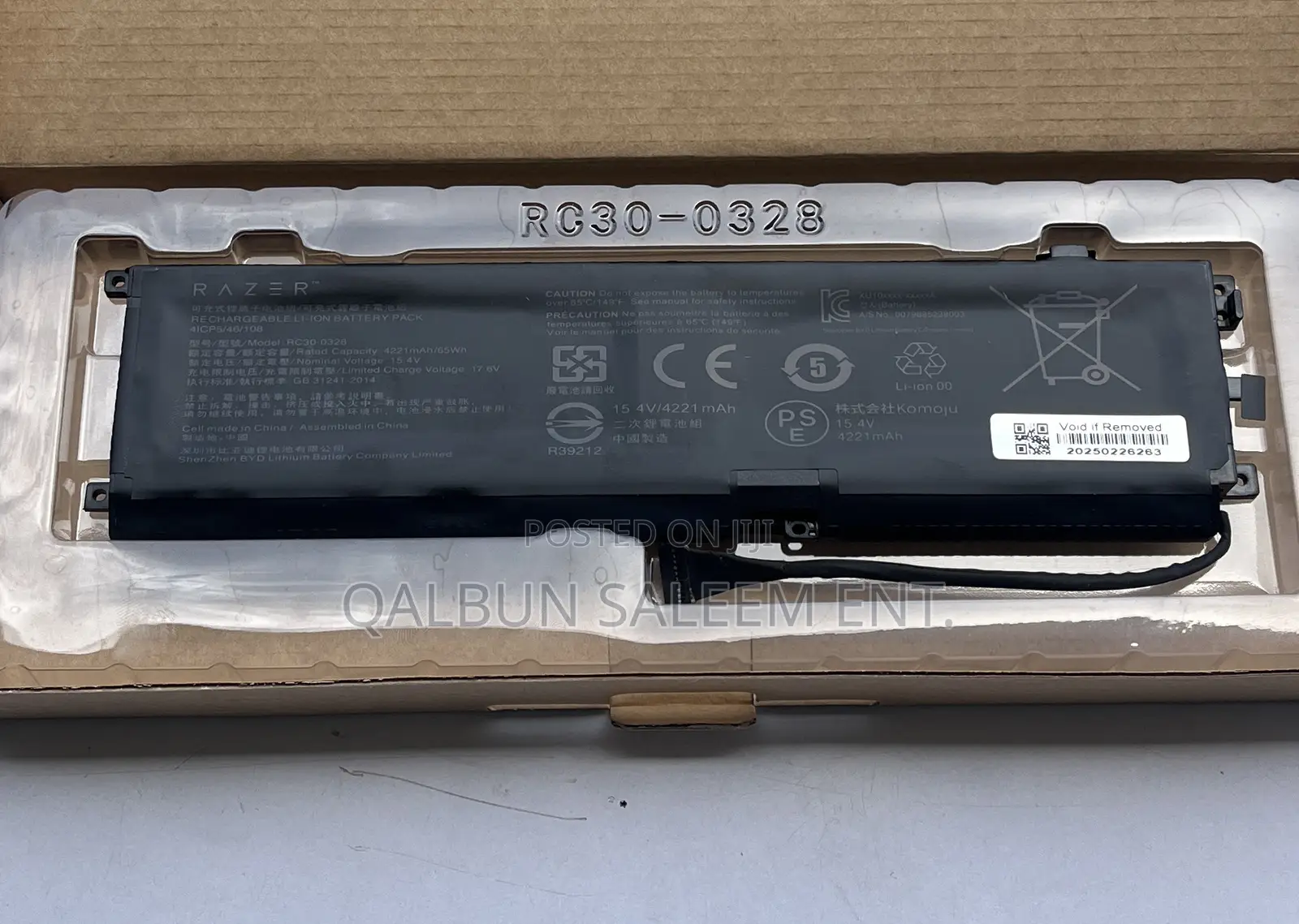 Original Rc30-0328 Battery For Razer Blade 15base 2020/2021
