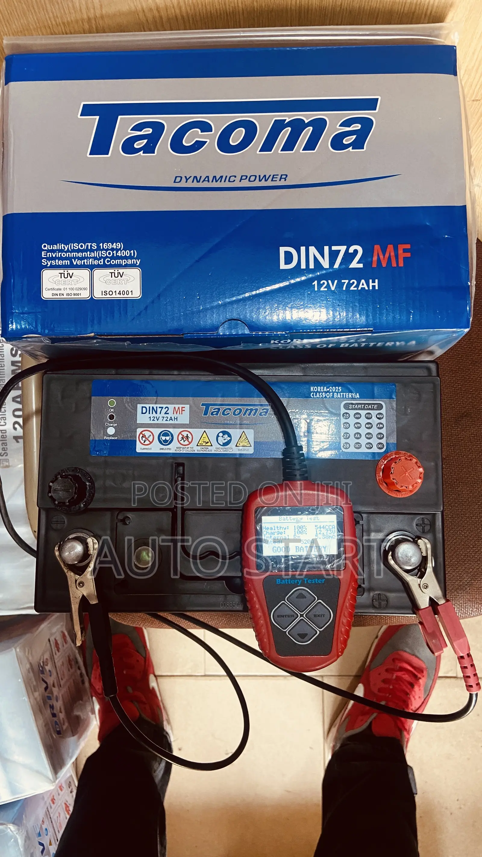 Car Battery 15 Plate/72ah