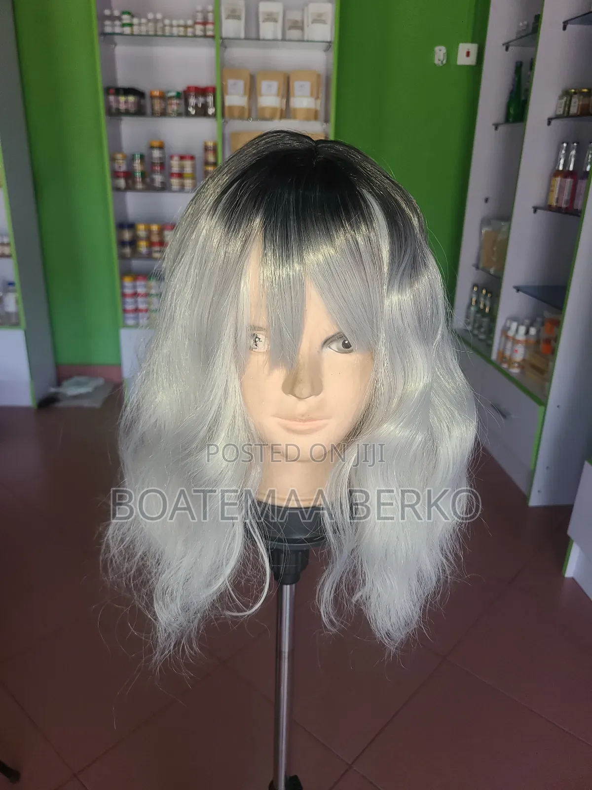 Grey Bodywave Wig