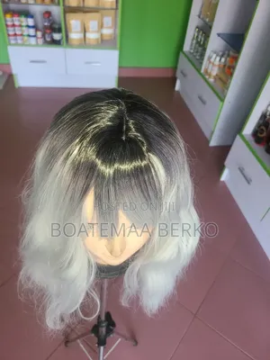 Grey Bodywave Wig