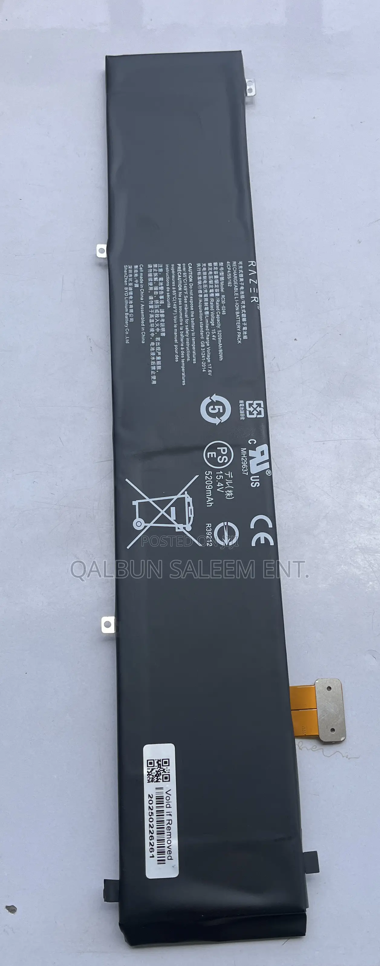 New Rc30-0248 Battery For Razer Blade 15 2018 Rz09-02386e92