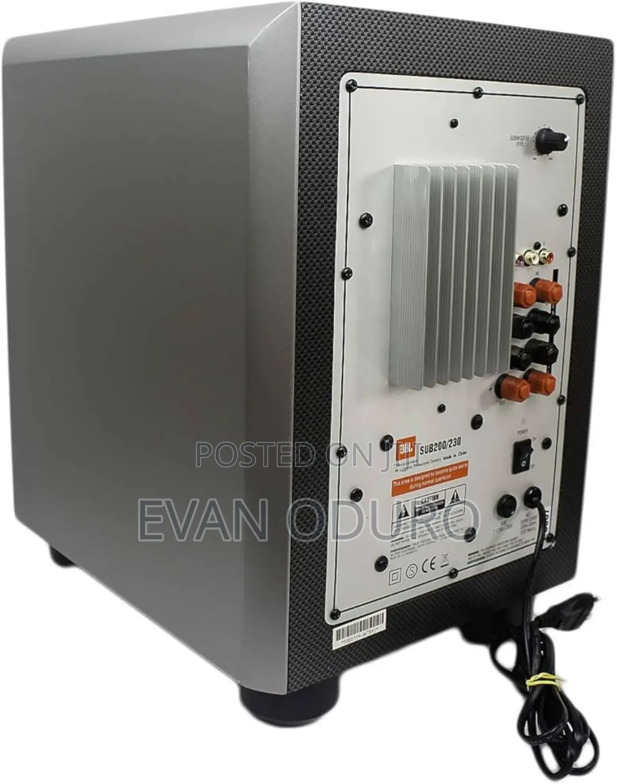 Powerful JBL Down Firing Active Subwoofer Deep Bass