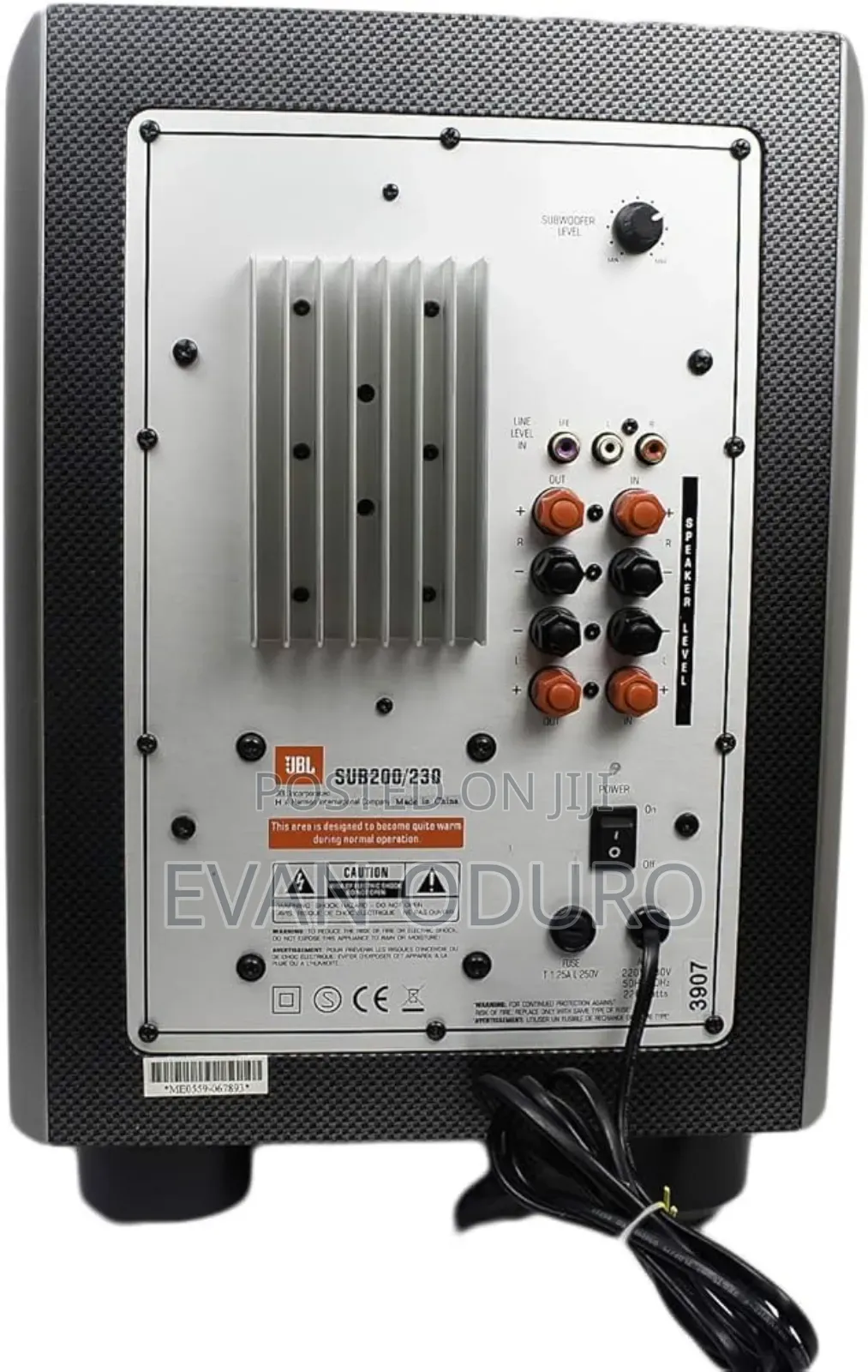 Powerful JBL Down Firing Active Subwoofer Deep Bass