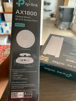 Tp-Link Ax1800 Wifi 6 Ceiling Access Point(Eap 610)