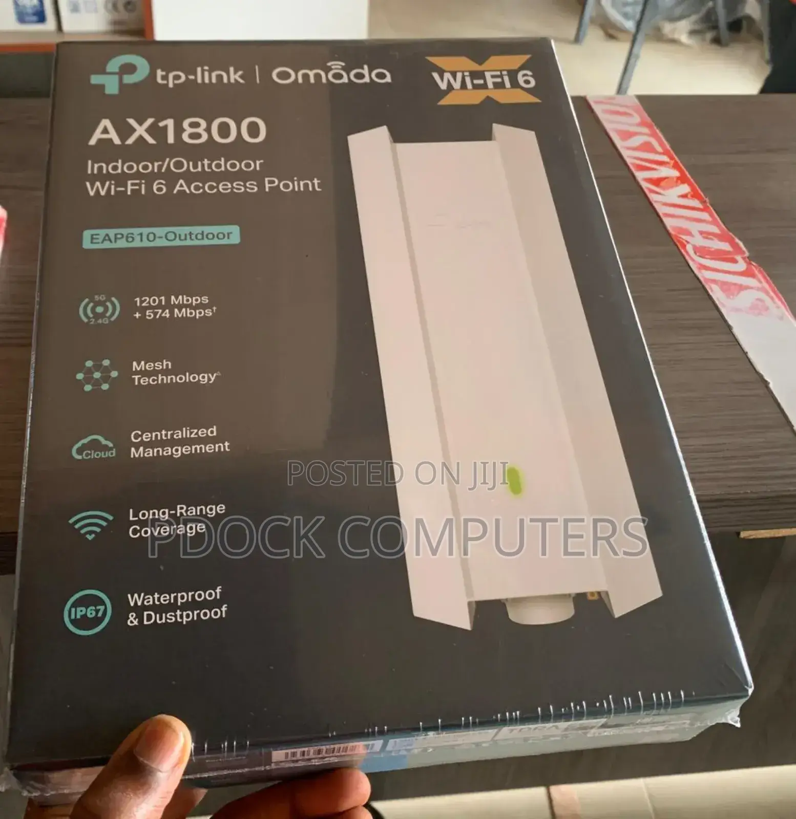 Tp-Link Ax1800 Indoor /Outdoor Wifi 6 Ap(Eap 610)