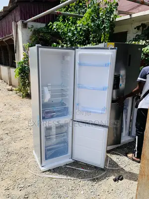 Best Buy for Less Pf-406b-2b Double Door Fridge Pearl