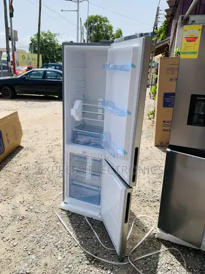 High Quality Pf-406b-2b Double Door Fridge Pearl