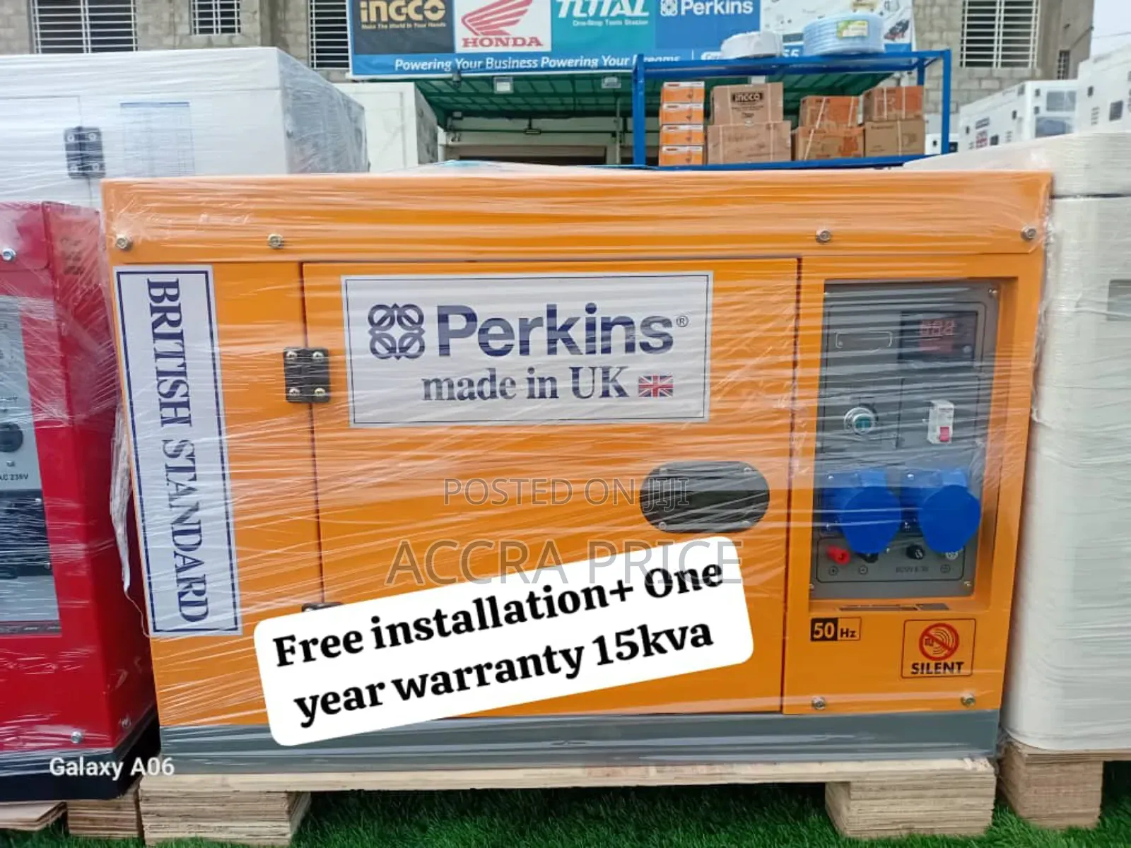 Easy Mobile 18kva Perkins Diesel Silent 18kva Uk Generator