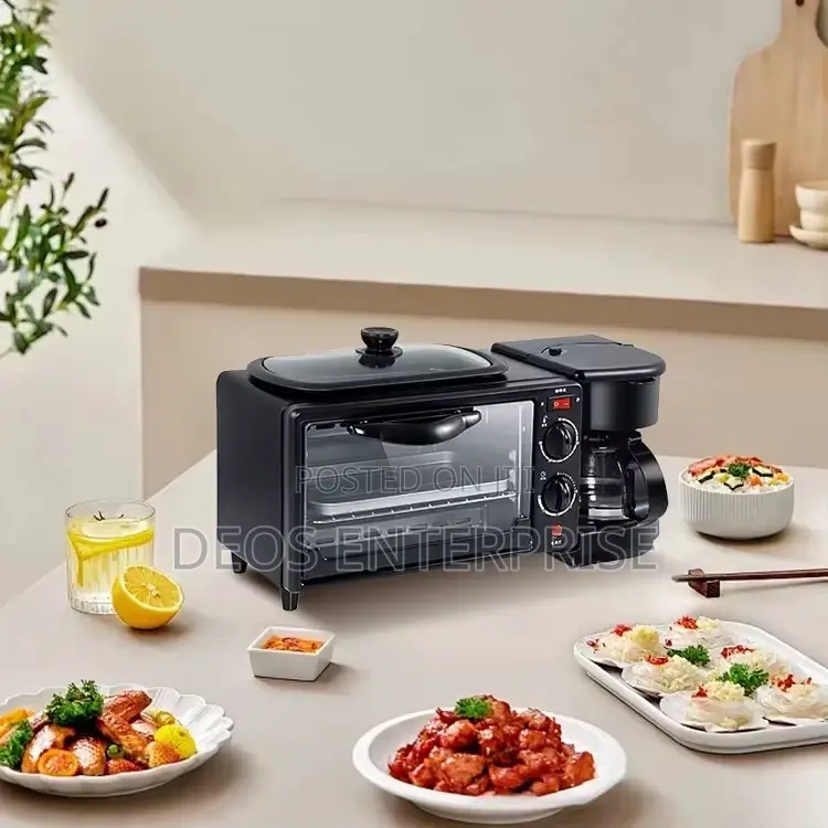 Home Multi Function Automatic Cooking 3 in 1 Breakfast Maker