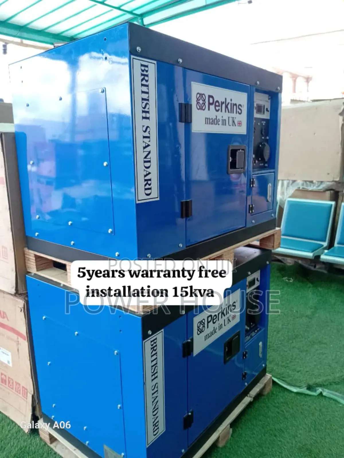 Electro Volt Power Perkins Diesel Engine Generator 15kva