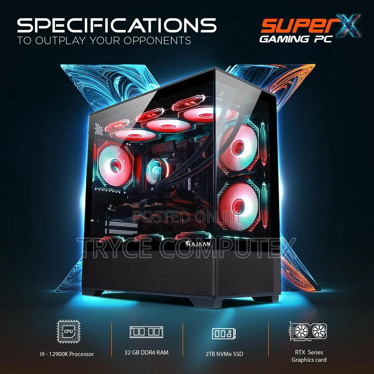 New Desktop Computer 64GB Intel Core i9 SSD 2T