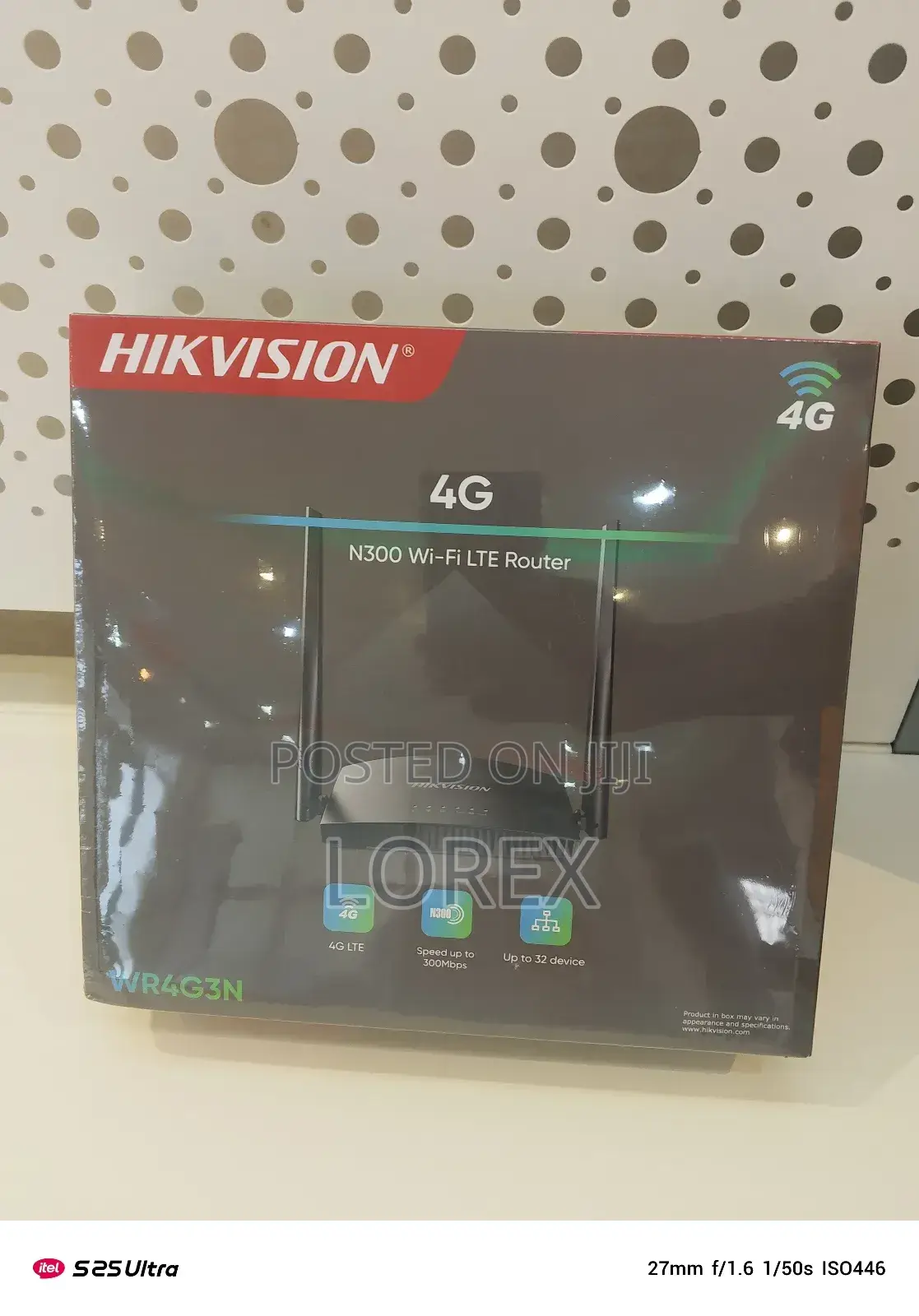 Hikvision 4g Lte Universal Sim Router 300mbps Wr4g3n