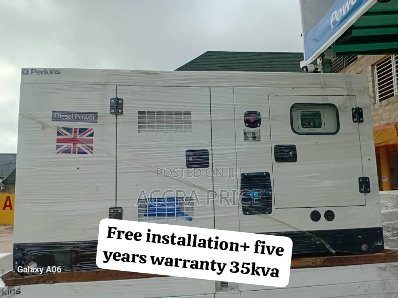 Easy Mobile 35kva Perkins Diesel Silent 35kva Uk Generator